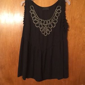 Boutique: Lila Clothing Co black sleeveless blouse
